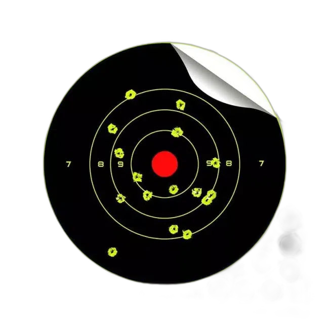 Splatterburst Reactive Adhesive Fluorescent Targets 8x8inch — main product view