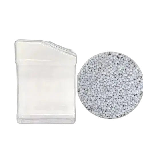 40000/100000pcs 7-8MM Hardened Coloured Gel Balls - milky white