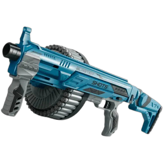 Fire Bull multi-shot cluster-dart blaster Pyro Dart Foam Blaster — left profile