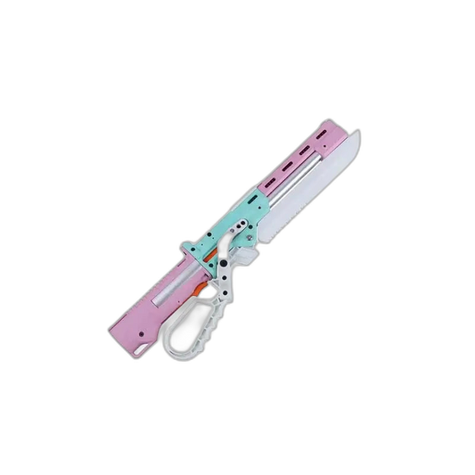 MZ01 MangZhong Lever Action foam-dart Ballistic Knife Blaster — left profile