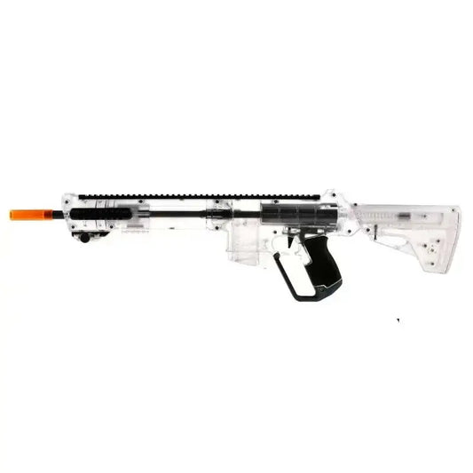 Transparent Worker Harrier Blaster — left profile