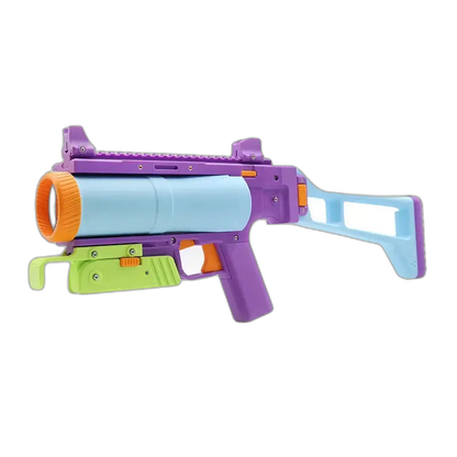 Greedy Wolf 727 XL-Dart Multi-Shot Foam Blaster — top rail detail