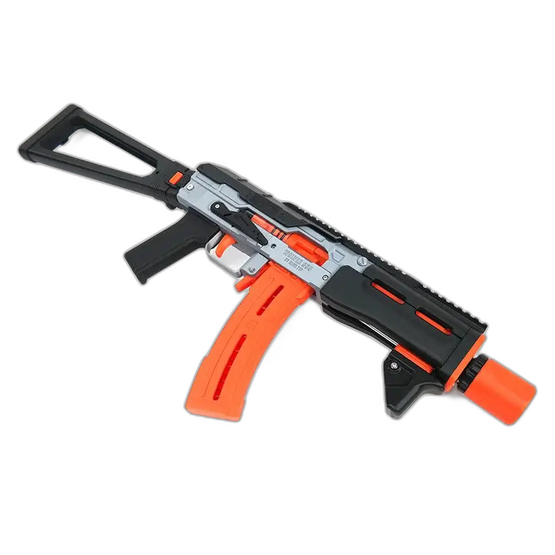 Wolver 999-Classic Pump Action 3D Print Dart Blaster — muzzle and barrel detail