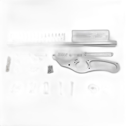 MHP Vulture Lever Action Dart Blaster 3D Printed Parts & Hardware Kit — trigger group close-up