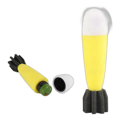 Soft Bullet Foam Rocket Toy Mortar Launcher — stock and grip detail