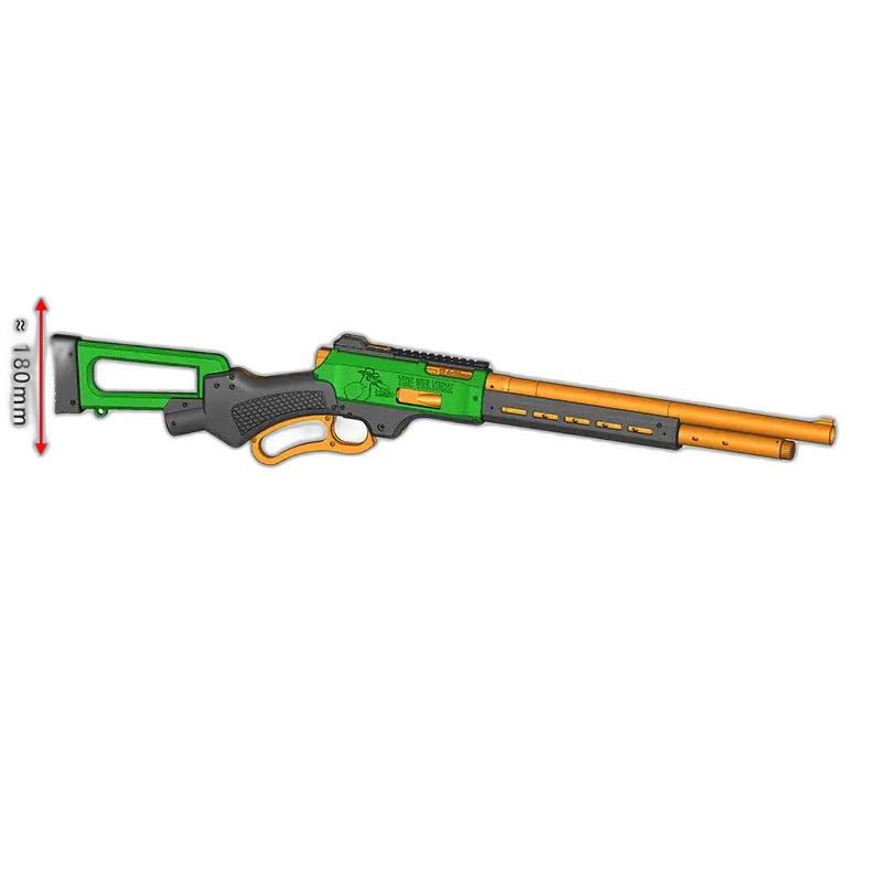 MHP Vulture Lever Action Dart Blaster 3D Printed Parts & Hardware Kit — magazine well detail
