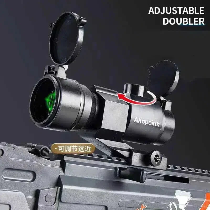 Lehui rifle-class AK74u Shell Ejecting Drum Foam Dart Blaster — right profile