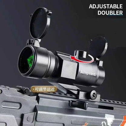Lehui rifle-class AK74u Shell Ejecting Drum Foam Dart Blaster — right profile