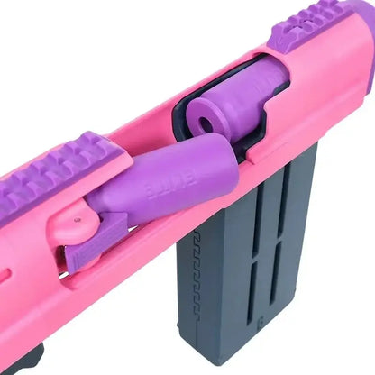 Sillybutts Battle Axe Shell-Fed Pump Shotgun Foam Dart Blaster — right profile