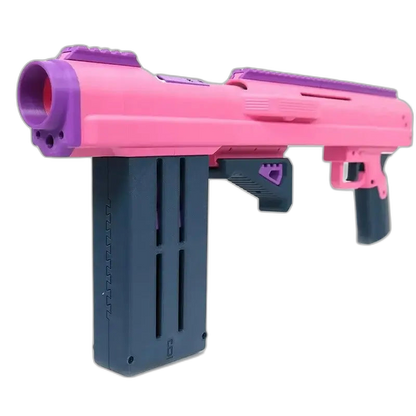 Sillybutts Battle Axe Shell-Fed Pump Shotgun Foam Dart Blaster — left profile