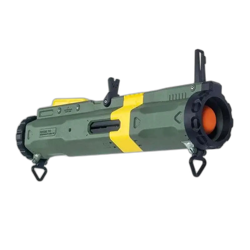 Fenrir 717 Pump Action Rocket Bazooka Launcher 3D Print Blaster — trigger group close-up
