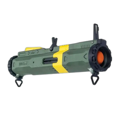 Fenrir 717 Pump Action Rocket Bazooka Launcher 3D Print Blaster — trigger group close-up