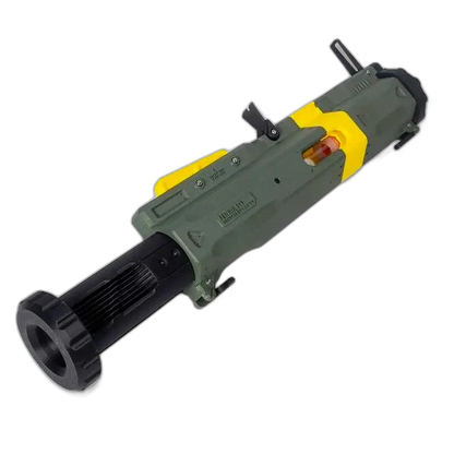 Fenrir 717 Pump Action Rocket Bazooka Launcher 3D Print Blaster — muzzle and barrel detail