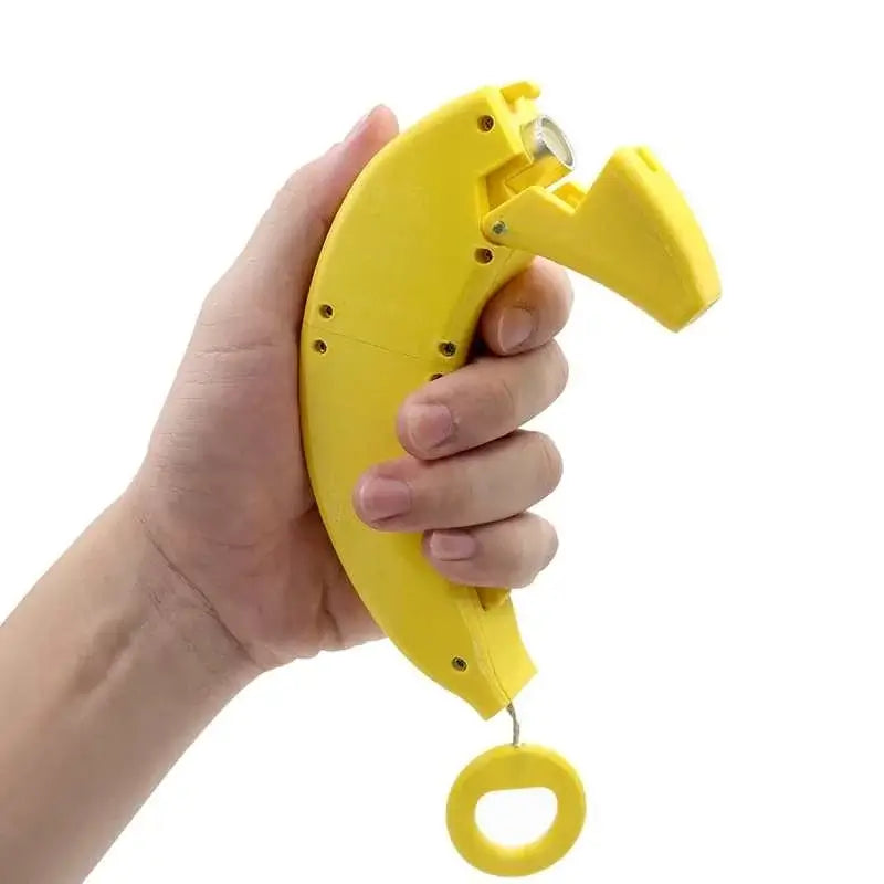 Banana 3D Print Foam Dart Blaster — trigger group close-up