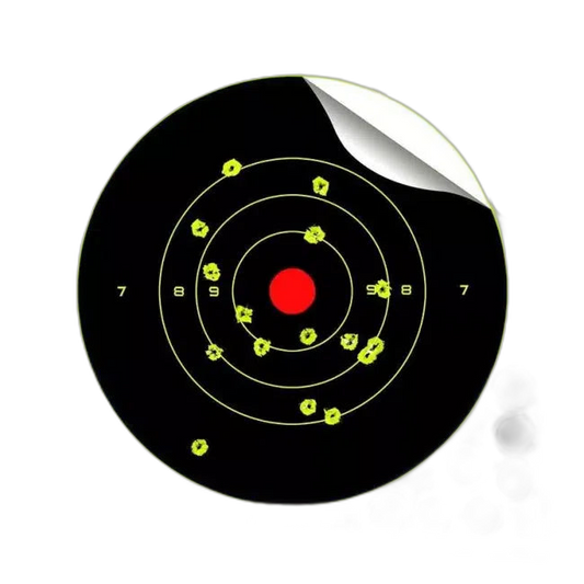 Splatterburst Reactive Adhesive Fluorescent Targets 8x8inch — main product view