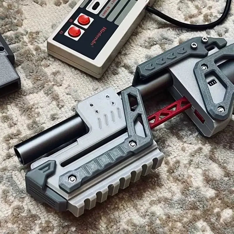 LuBan 3D Print Manual Breech Loading Dart Blaster — trigger group close-up