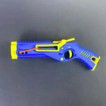 3D Printed Breech Reload Rubber Band Powered Foam Dart Gun — right profile