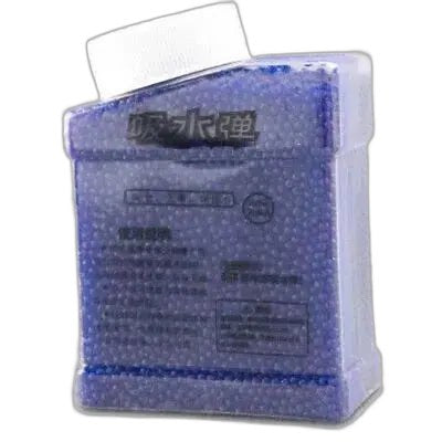 40000/100000pcs 7-8MM Hardened Coloured Gel Balls - blue