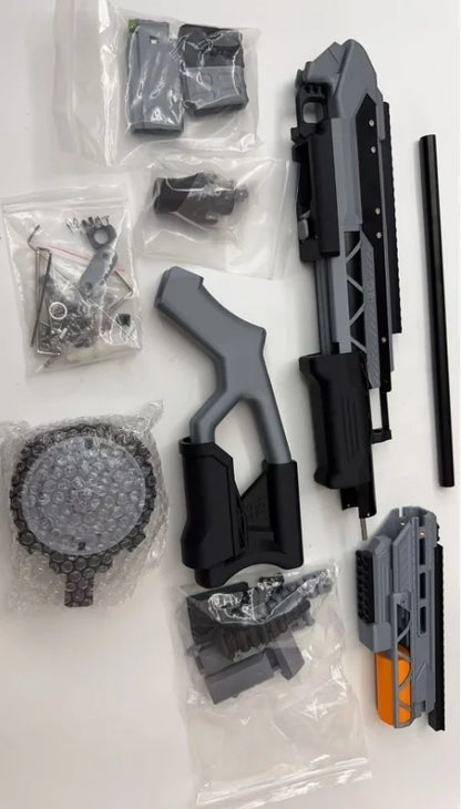 FaCai Wealth T04 Pump Action 3D Printed foam-dart Shotgun Blaster — variant or accessory bundle