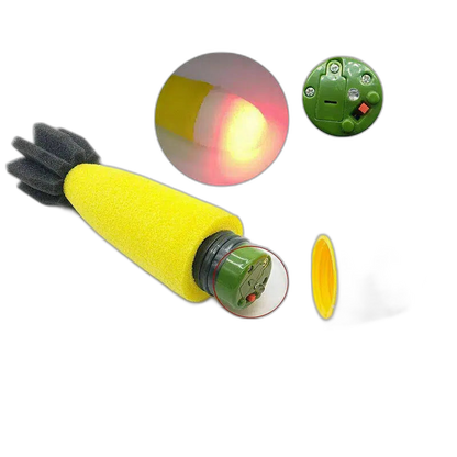 Soft Bullet Foam Rocket Toy Mortar Launcher — right profile