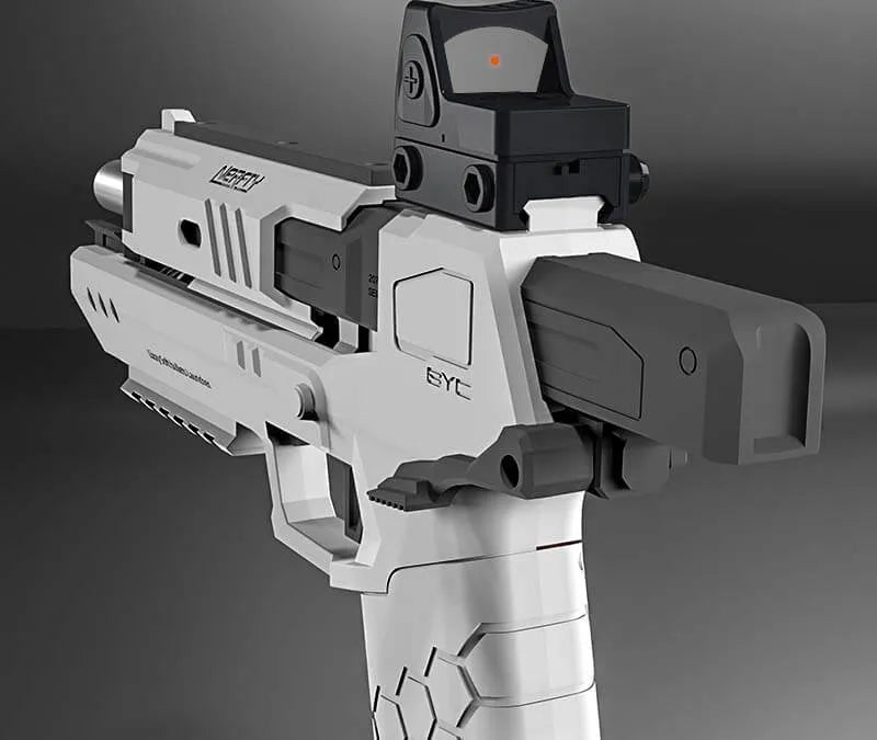 Lizzie Gecko Nylon Injection Molded foam-dart blaster — right profile