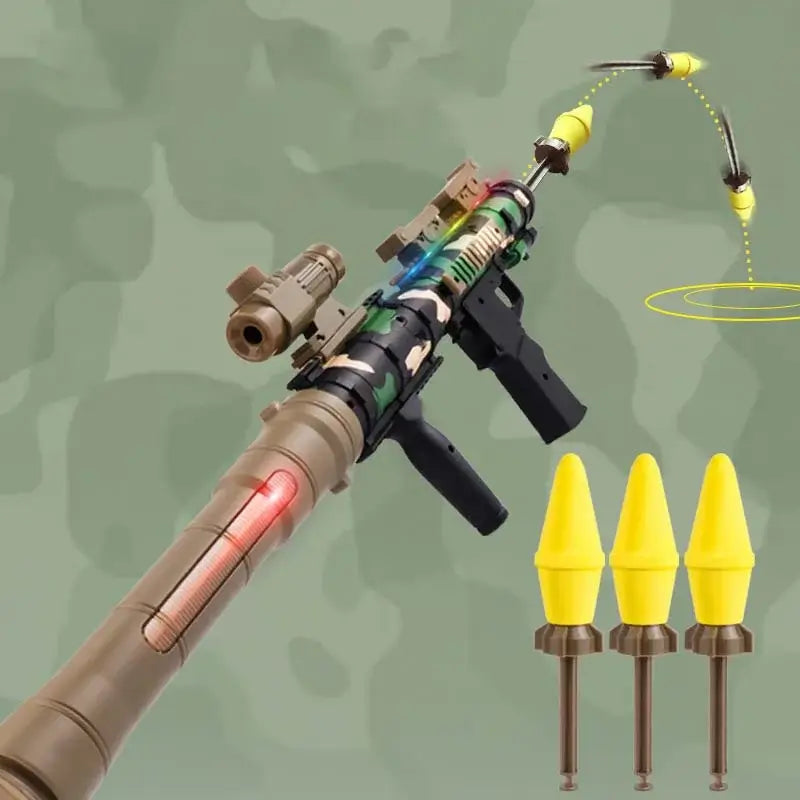 RPG EVA Foam Rocket Launcher Blaster with Light & Sound — right profile