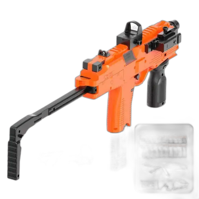 High Speed Electric Auto machine-pistol-class Foam Dart Blaster — top rail detail