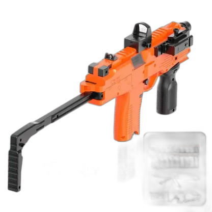 High Speed Electric Auto machine-pistol-class Foam Dart Blaster — top rail detail