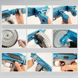 Fire Bull multi-shot cluster-dart blaster Pyro Dart Foam Blaster — muzzle and barrel detail