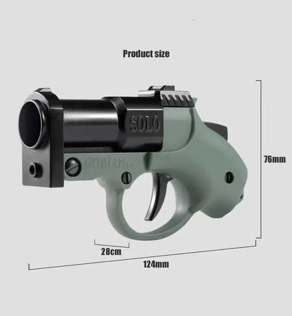 Goblin Solo Shell Eject Dart Blaster foam-dart Minigun — stock and grip detail