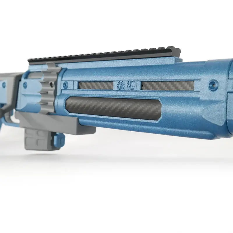GongSi T05 Manual Bolt Action 3D Print Foam Dart Blaster Toy — top rail detail