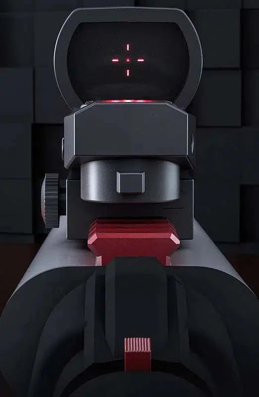 double-barrel-shotgun-class Sawed Off Dart Blaster w/ Ejecting Shells — trigger group close-up