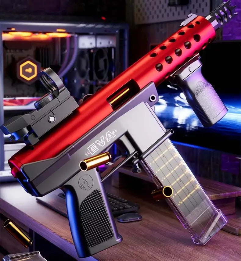 Handi compact submachine-class Shell Ejecting Manual Foam Dart Blaster — right profile