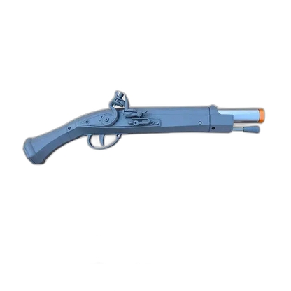 Hanke Flintlock Toy Gun Manual foam-dart Blaster — muzzle and barrel detail