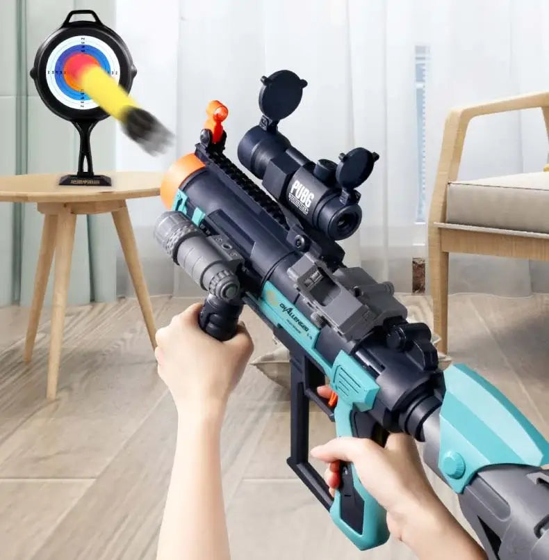 CRJ Manual Grenade Rocket Launcher Blaster Toy Gun — left profile