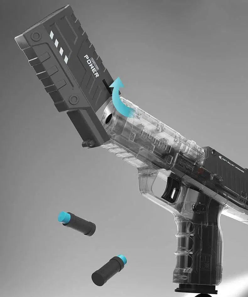 Lehui LP55 Foam Dart Blaster — top rail detail
