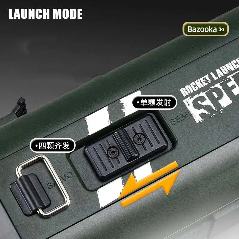 LeHui Quad-Barrel Foam Cannon — magazine well detail