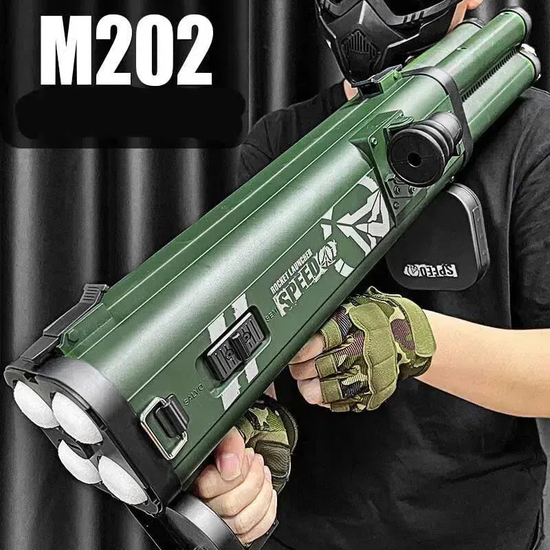 LeHui Quad-Barrel Foam Cannon — left profile