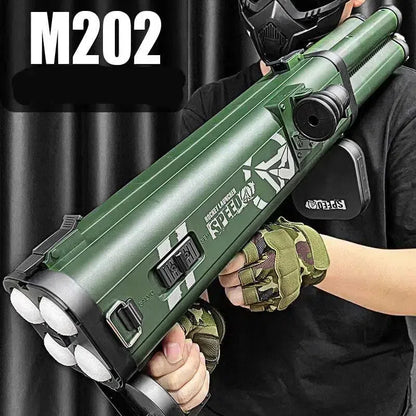 LeHui Quad-Barrel Foam Cannon — left profile