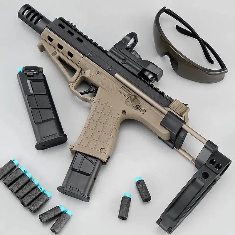 Lehui LH target-pistol-class Tactical Foam Blaster — muzzle and barrel detail