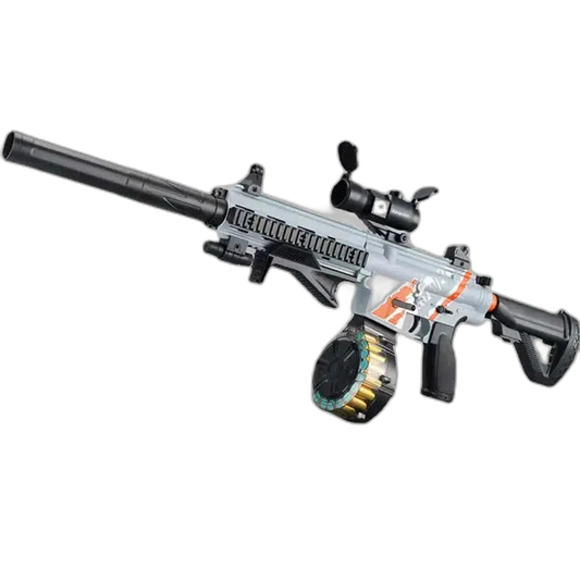 Lehui rifle-class AK74u Shell Ejecting Drum Foam Dart Blaster — main product view