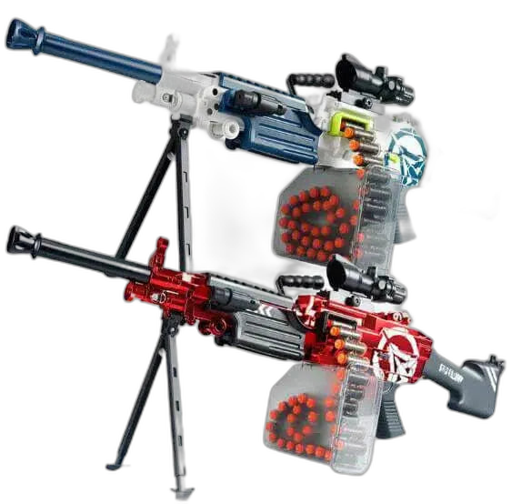 Lehui SAW M249 Electric Belt-Fed foam-dart Gun — main product view