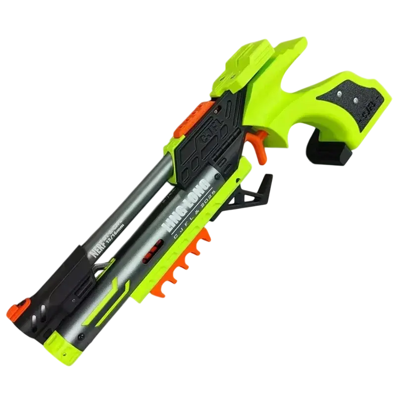 CJFL LingLong F2 Air Pistol foam-dart Blaster — top rail detail