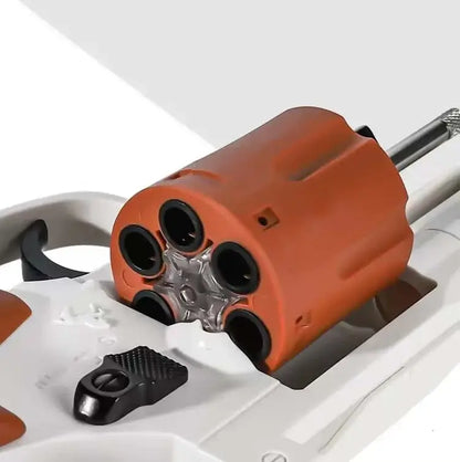 Little Moon XYL Python ZP-5 Revolver Foam Dart Blaster — top rail detail