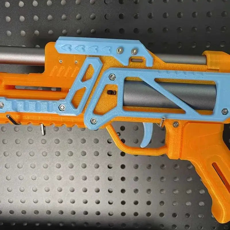 LuBan 3D Print Manual Breech Loading Dart Blaster — left profile