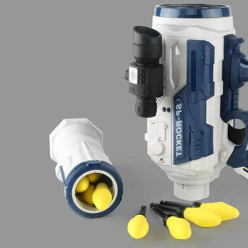M22X 8-Hole Semi-Auto Soft Foam Blaster Rocket Launcher — right profile