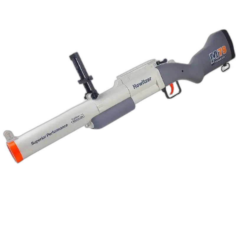 Triple-Shot Cluster-Dart Blaster — trigger group close-up