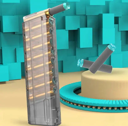 MK5 Manual Shell Ejecting Mag-Fed Foam Dart Blaster — magazine well detail