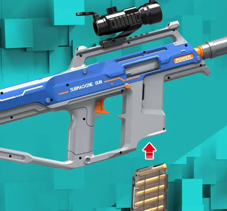 MK5 Manual Shell Ejecting Mag-Fed Foam Dart Blaster — right profile