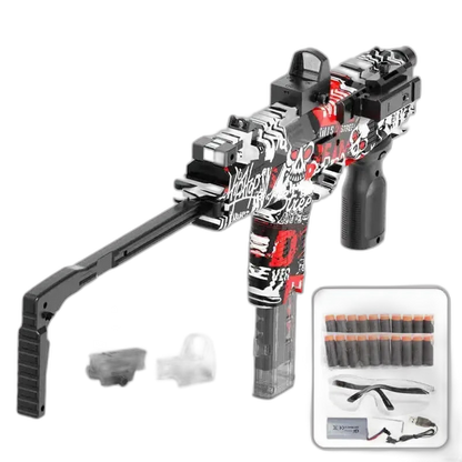 High Speed Electric Auto machine-pistol-class Foam Dart Blaster — magazine well detail